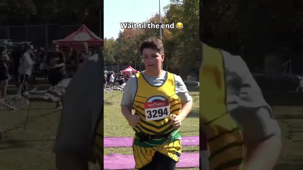 He had no interest in running a 5K that day 😂😭 #crosscountry