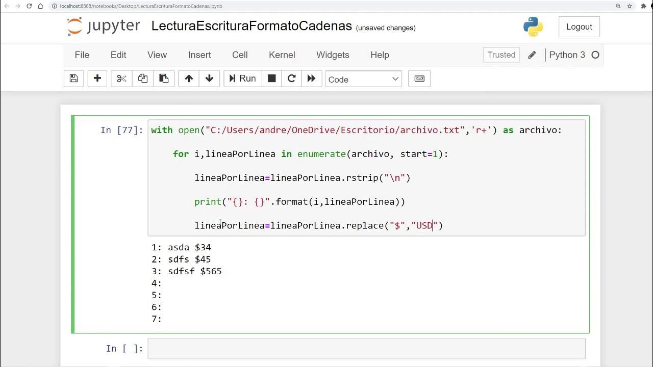 12 Lectura, Escritura y Modificación de Archivos con Python (Parte 01 ...