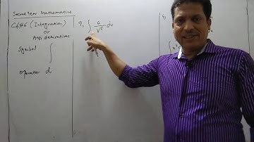 Second Year Mathematics, Chapter#6 Ex.6.1,Lecture #28 , Integration  (Anti Derivatives)