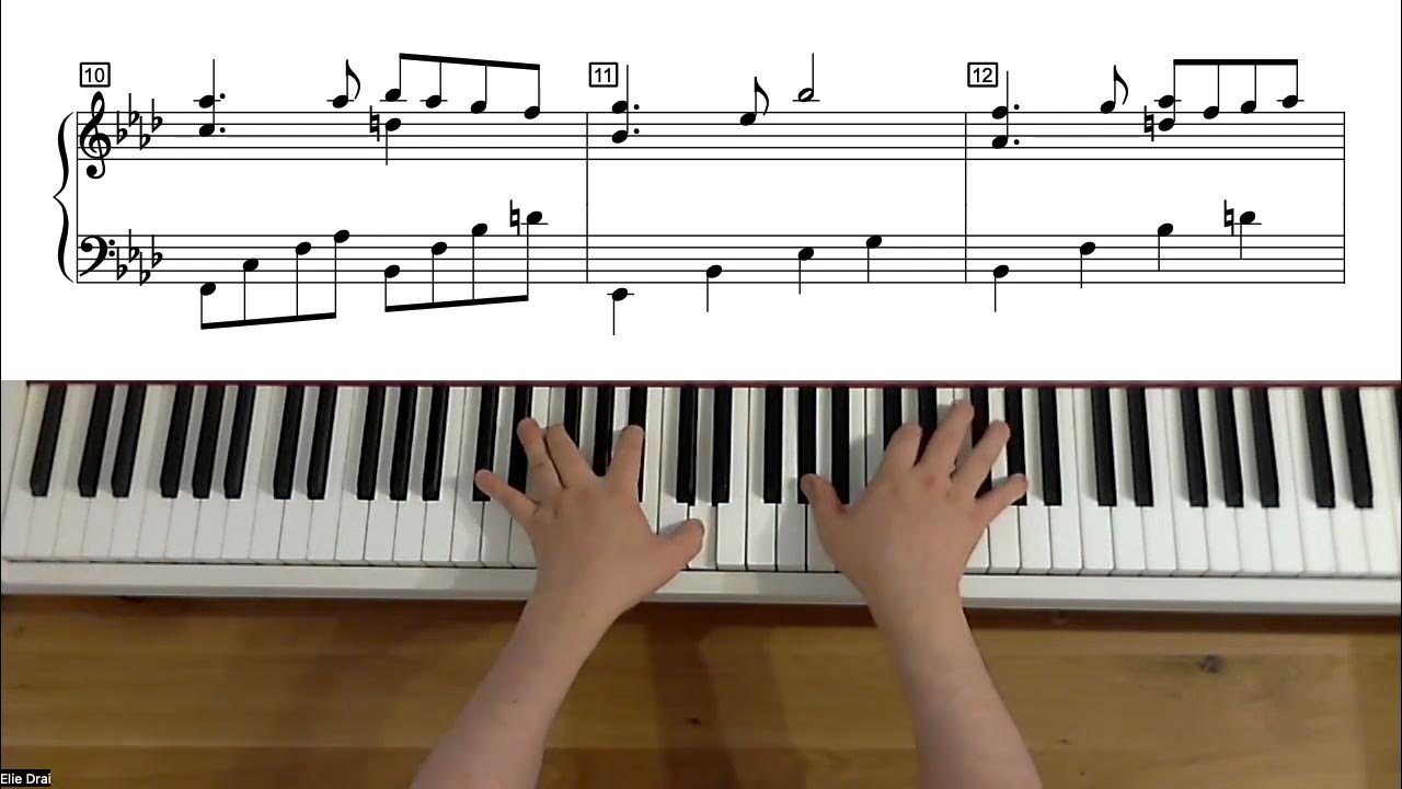 Hugues Aufray Adieu, Monsieur le professeur Niveau Avancé Piano (avec partition) YouTube
