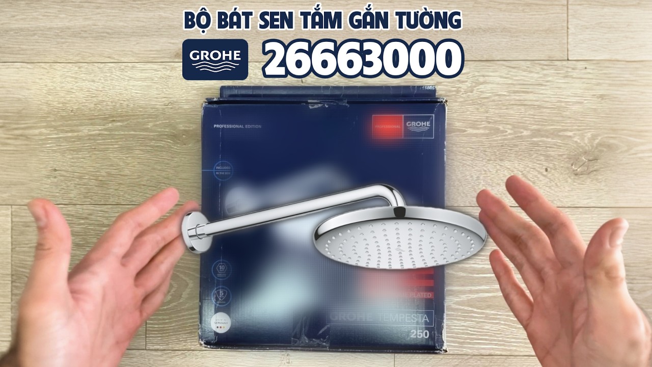 Bộ bát sen gắn tường Tempesta 250 Grohe 26663000
