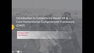 Celebrity Webinar: Competency based HR and CHCF for Jordan-based human resources (HR) staff and managers Profile