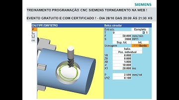TREINAMENTO WEB SIEMENS - TORNEAMENTO CNC  COM FERRAMENTA ACIONADA