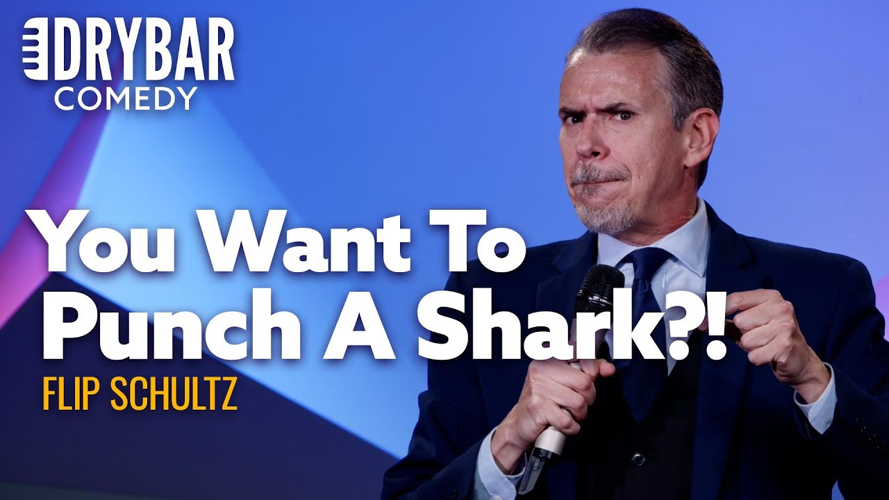 How You’re Supposed  To Survive A Shark Attack. Flip Schultz