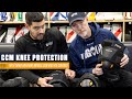 New ccm 2024 knee protection for goalies