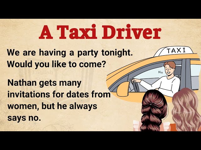 English Stories ⭐️ A Taxi Driver | Learn English through Story | Graded Reader class=