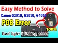 Canon P08 Error | Canon No Ink Error | Canon G2010 | Canon G3010 | Canon G4010 | Reset Canon Printer