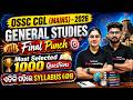 OSSC CGL Mains 2026 GS Final Revision | 1000 Most Expected Questions for Odisha CGL Exam 2026