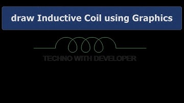 HOW TO DRAW INDUCTIVE COIL USING GRAPHICS COMPUTER GRAPHICS Part 19 | C Graphics #cgraphics