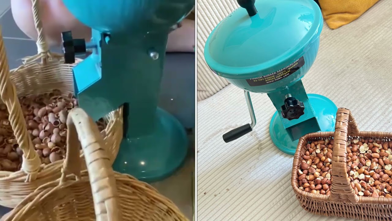Halbautomatisch Haselnüsse knacken – Funktioniert’s? | Erntetipp & Test aus der Türkei 🇹🇷🌰 Juni 2025
