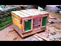 How To Make Chicken Cage at Your Home Using Wood and Iron Net | Craft Village