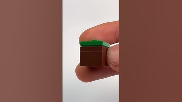 How to build lego minecraft grass block #how #build #lego #minecraft #grassblock
