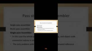 pass  structure of assembler