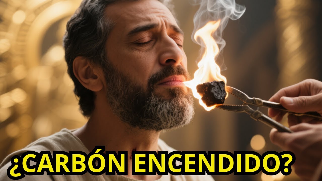 la vision de Isaias que lo quemó