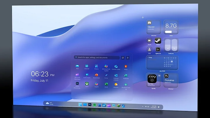 Unlock the Ultimate Glass Aesthetic on Windows 11 - Here's How!