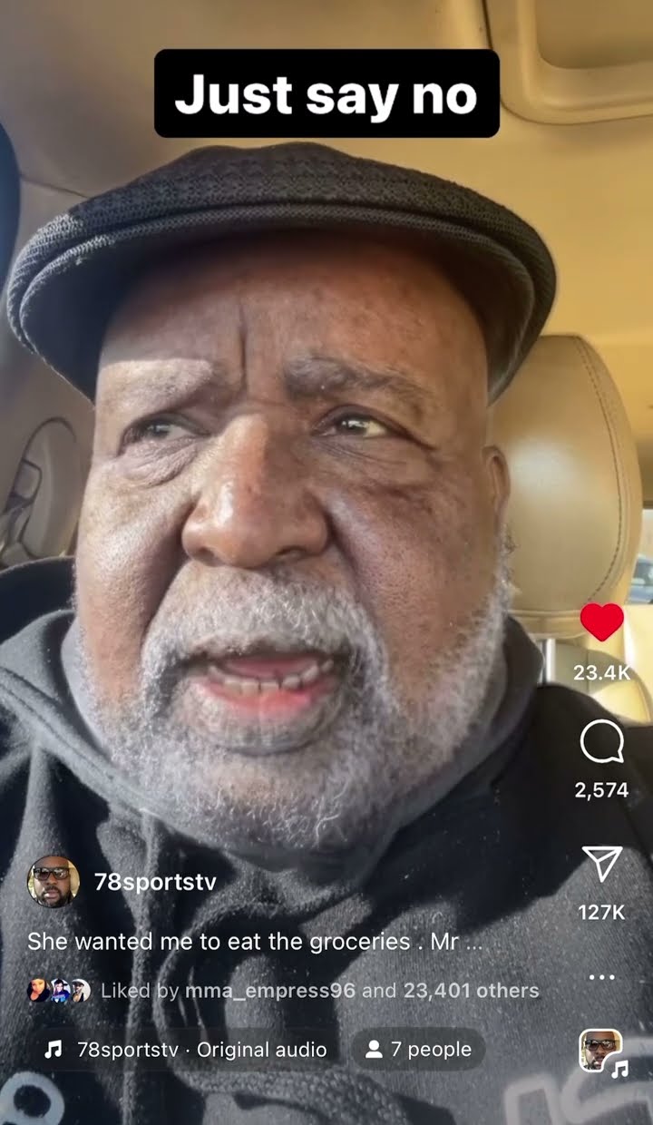 Mr. Willy Earl Sr On Eating Groceries
