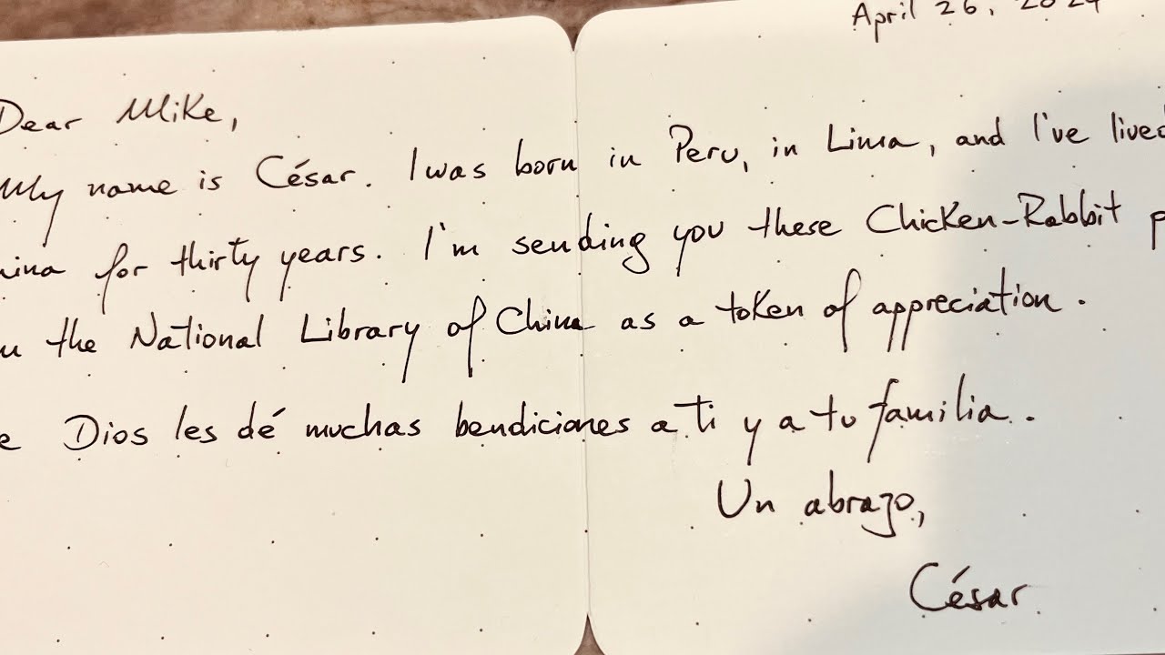 UNBOXING: Gift From Cesar in China! - YouTube