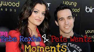 Bebe Rexha and Pete Wentz Black Cards Era Moments