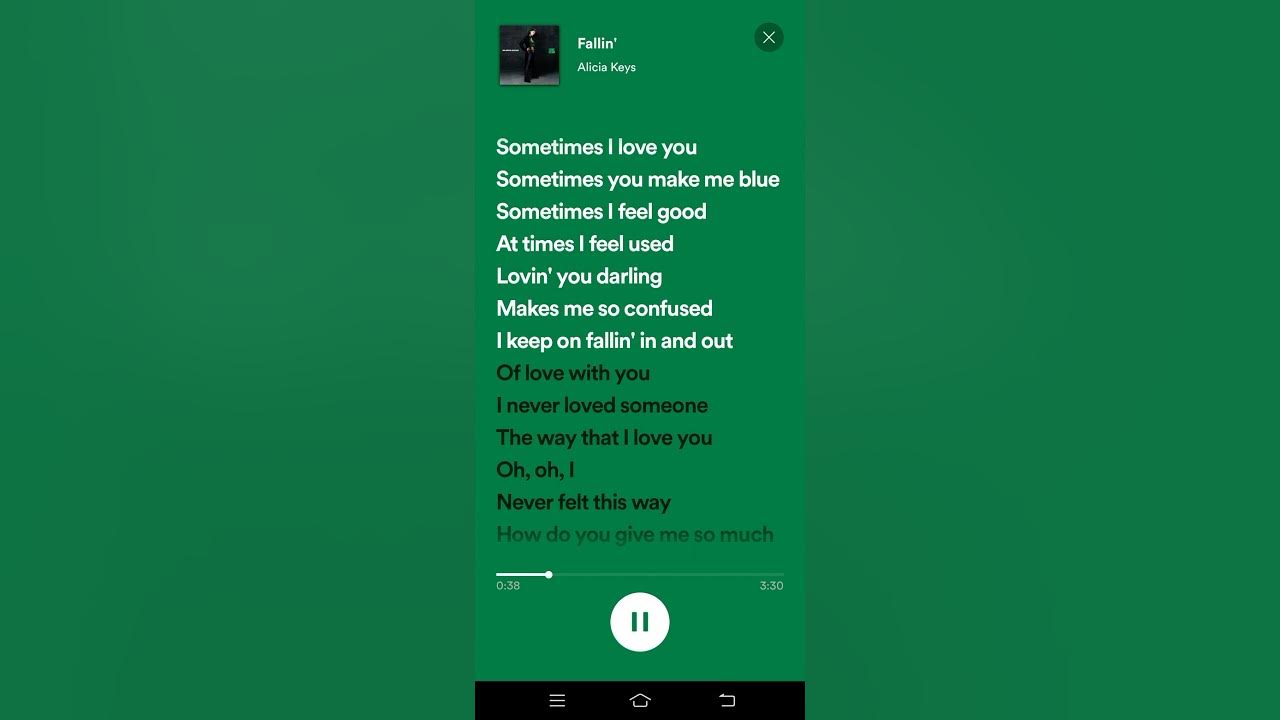 Fallin' Lyrics - Alicia Keys