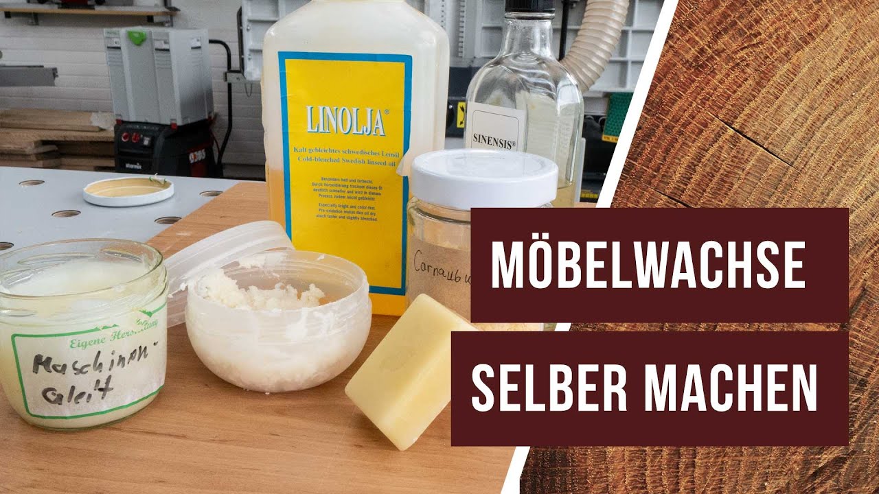 Mbelwachs und Maschinenpflege selbst machen - gnstig, natrlich, einfach  und schnell