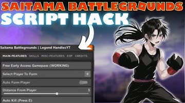 "NEW Saitama Battlegrounds Script GUI Hack (2025) | Auto Farm, God Mode & More!"