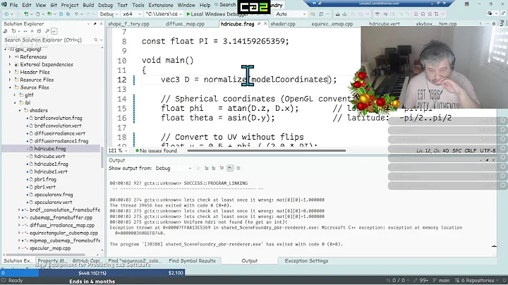 🌌🌍 [ GPU Programming ] [ day 34 ] [ C++ ] [ ca2 ] PBR with IBL with OpenGL, Vulkan and DirectX11