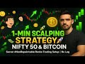 1-Min Scalping Strategy 🚀 Nifty 50 & Bitcoin | Secret #NonRepaintable Renko Trading Setup | No Lag