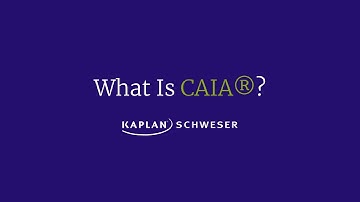 What is CAIA?