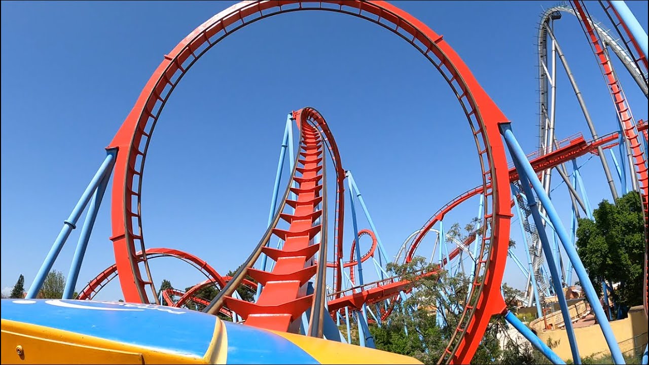 Onride: 'Dragon khan' 🎢 4K/POV 2025 - Portaventura world