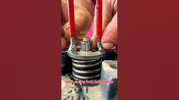 valve spring lock installation #car #mechanic #engine #repair #shorts TjAutoCare #diy #tutorial #tip