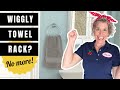 HOW TO INSTALL A TOGGLE BOLT // To Hang a Towel Rack or Other Things (SNUG & SECURE!!)