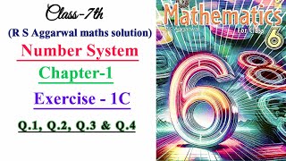 CLASS-6TH / MATHS /CHAPTER 1 / NUMBER SYSTEM  / EXERCISE 1C/ PART-1  / R S AGGARWAL MATHS SOLUTION / screenshot 5