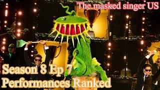 Season 8 Ep 7 Performances ranked (The masked singer US)