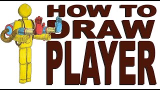 How to draw the Player (Poppy Playtime)
