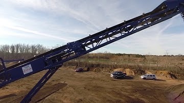 EDGE RTS80 tracked, radial stacker