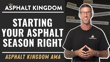 Starting Your Asphalt Season Right | Asphalt Kingdom AMA