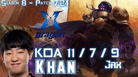 KZ Khan JAX vs MAOKAI Top - Patch 7.24 KR Ranked