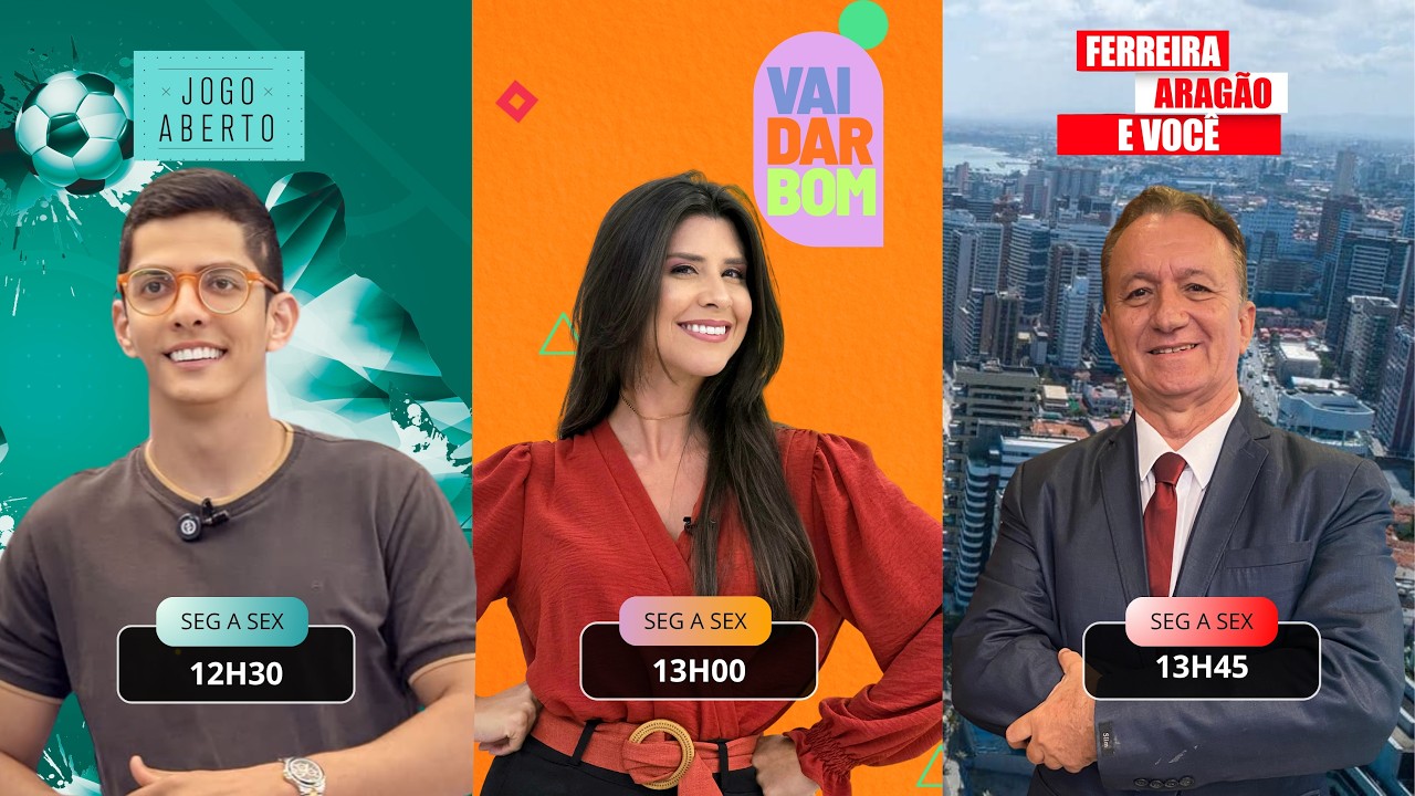 [AO VIVO] JOGO ABERTO, VAI DAR BOM E FERREIRA ARAGÃO E VOCÊ. 09/04/26