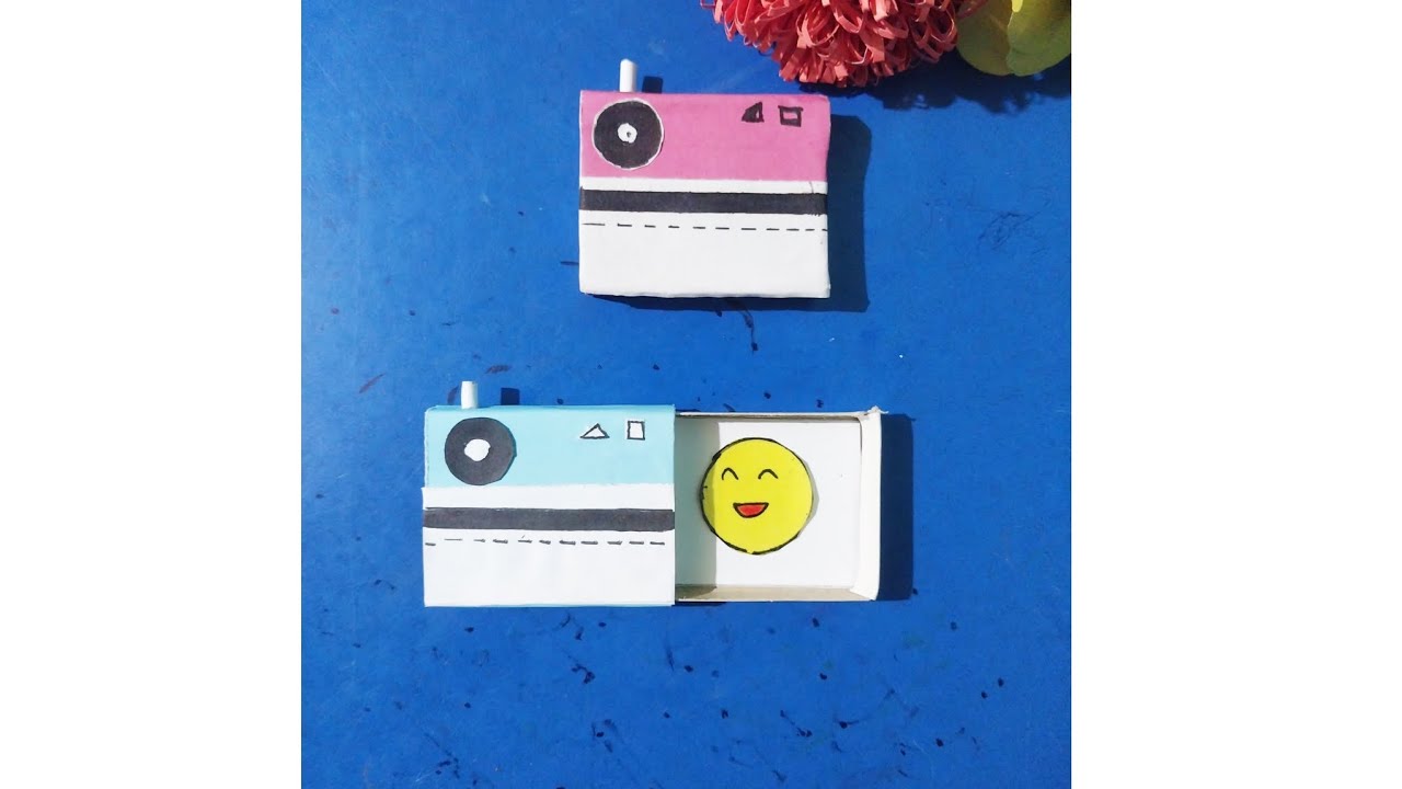 Writing Note Paper Camera How to make a paper camera/DIY paper camera/Easy mini paper camera 📷 ...