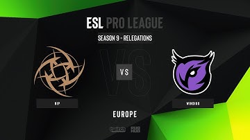 NiP vs Windigo - ESL Pro League S9 EU: Relegations - map1 - de_overpass [Gromjkee]