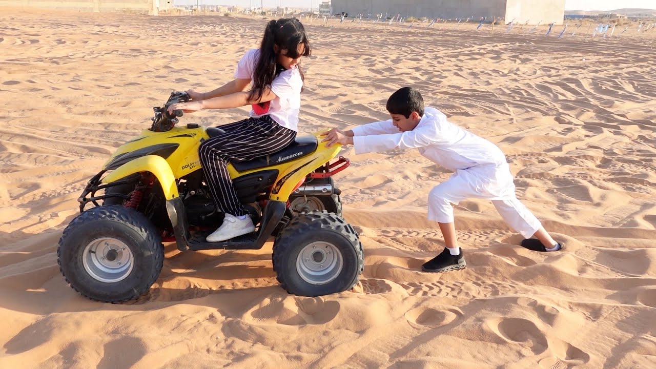 نواف يساعد لانا بالدبابات    !!