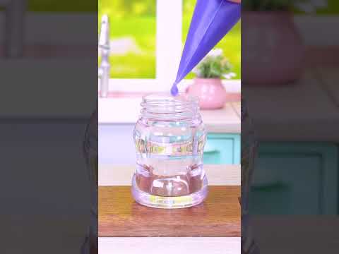 How to Make Rainbow Bottle Jelly🌈 Tiny Dessert ASMR| Satisfying Miniature Sweets #shorts #asmr #mini