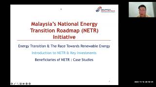 Malaysias National Energy Transition Roadmap Netr Initiative
