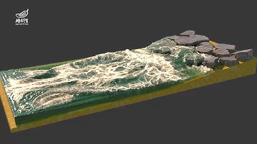 Low Res Flip solver Fluid Sim 02