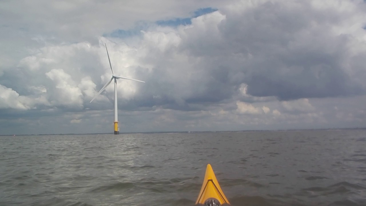 View from Burbo Bank Wind Farm