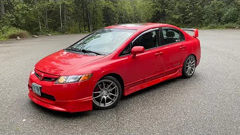 Skunk2 Alpha Header install on an 08 FA5 Civic Si sedan