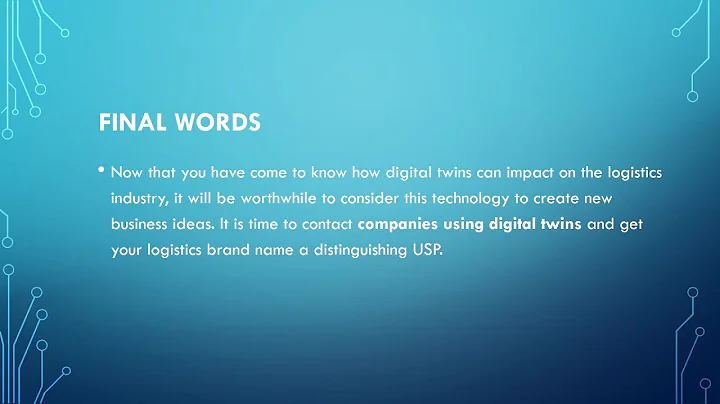 Digital Twins Technology in Logistics 2020 : In-Depth Guide