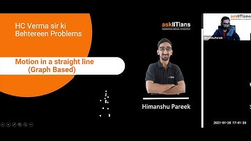 HC Verma Sir ki Behetreen Problems(Motion in a straight line Graph-based problems) | Physics