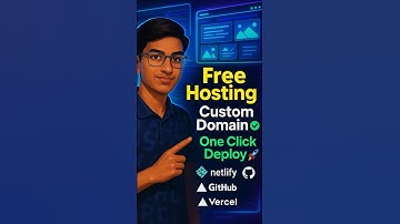 💸Free Hosting + Custom Domain?! Here’s How 👀 #freehosting #webhosting #webdevelopment