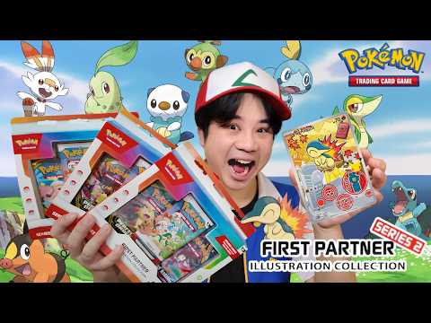 Opening Pokémon 25th Anniversary First Partner Pack Series 2, Hunting for Gen 2!!!